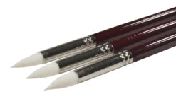 Sax True Flow Optimum White Taklon Paint Brushes, Round, Size 6, Pack Of 3 -Art Supplies 1567537 C ecommfullsize