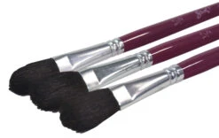 Sax True Flow Oval Wash Ox Hair Easel Brushes, 1/2 Inch, Pack Of 3 -Art Supplies 1567551 D ecommfullsize