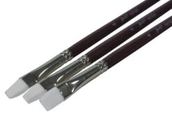 Sax Optimum Bright White Taklon Long Handle Paint Brushes, Size 4, Pack Of 3 -Art Supplies 1567588 B ecommfullsize