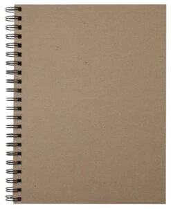 Ucreate Create-Your-Own Sketch Diary, 11 X 8-1/2 Inches, Kraft Cover, 50 Sheets