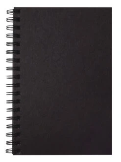Ucreate Create-Your-Own Sketch Diary, 9 X 6 Inches, Black Cover, 50 Sheets -Art Supplies 1568639 B ecommfullsize