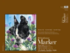 Strathmore 400 Series Marker Pad, 18 X 24 Inches, 50 Lb, 15 Sheets