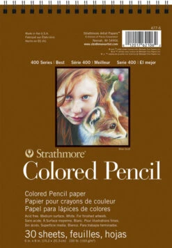 Strathmore 400 Series Colored Pencil Pad, 30 Sheets