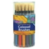 Creativity Street Stubby Round Brushes, Pack Of 30 -Art Supplies 1572407 A ecommfullsize