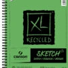 Canson XL Recycled Sketch Pad, 9 X 12 Inches, 50 Lb, 100 Sheets -Art Supplies 1574206 ecommfullsize