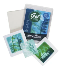 Speedball Gel Printing Plates, 5 X 5 Inches, Pack Of 10