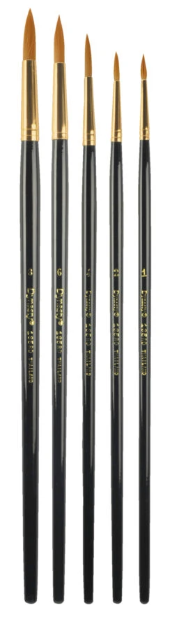 Dynasty B-1650 Art Education Round Paint Brushes, Classroom Cylinder, Set Of 60 -Art Supplies 1589049 G ecommfullsize