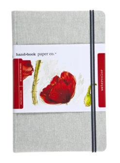 FOLIA Travel Series Watercolor Journal, 8-1/4 X 5 Inches, 30 Sheets