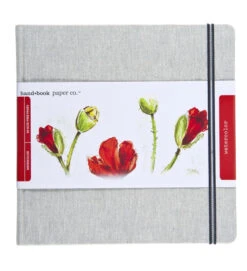 FOLIA Travel Series Watercolor Journal, 8-1/4 X 8-1/4 Inches, 30 Sheets