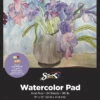 Sax Watercolor Pad, 90 Lb, 11 X 15 Inches, White, 24 Sheets 1 Sax Watercolor Pad, 90 Lb, 11 X 15 Inches, White, 24 Sheets -Art Supplies 1594173 A ecommfullsize