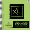 Canson XL Drawing Pad, Side Wire, 9 X 12 Inches, White, 60 Sheets -Art Supplies 1595188 A ecommfullsize