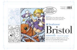 Strathmore 200 Series Bristol Drawing Pad, 11 X 17 Inches, 100 Lb, 24 Sheets