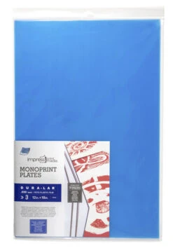 Grafix IMPRESS Print Media Monoprint Plates, 12 X 18 Inches, Clear, Pack Of 3