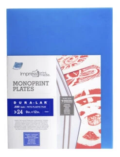 Grafix IMPRESS Print Media Monoprint Plates, 9 X 12 Inches, Clear, Pack Of 24