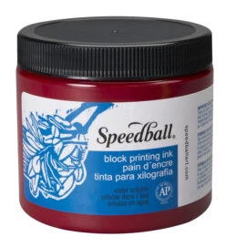 Speedball Water-Soluble Block Printing Ink, Process Magenta, Pint