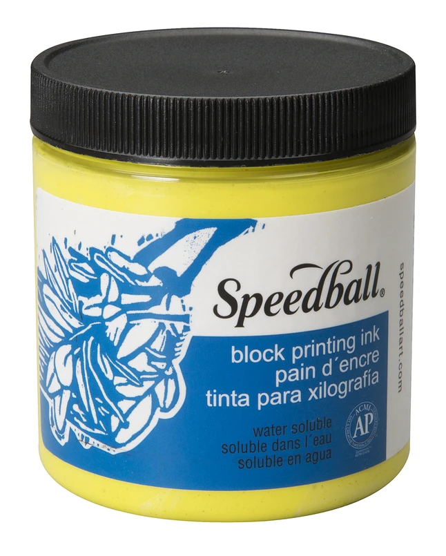 Speedball Water-Soluble Block Printing Ink, Process Yellow, 8 Ounces 3 Speedball Water-Soluble Block Printing Ink, Process Yellow, 8 Ounces