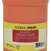 School Smart Washable Finger Paint, Orange, 1 Quart -Art Supplies 2002432 ecommfullsize