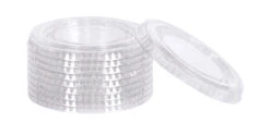 Crystalware Portion Cup Lids, 1 Oz, Pack Of 2500