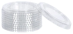 Crystalware Portion Cup Lids, 1.5 Oz, Pack Of 2500