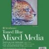 Strathmore 400 Series Toned Blue Mixed Media Pad, 9 X 12 Inches, 184 Lb, 15 Sheets -Art Supplies 2004761 A ecommfullsize