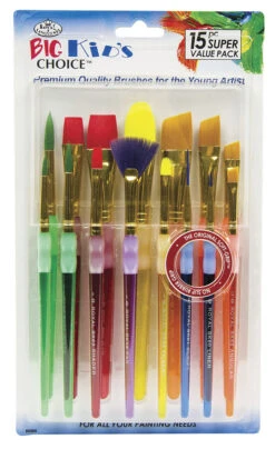 Royal & Langnickel Big Kid's Choice Value Pack Brushes, 15 Pieces