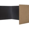 Flipside Study Carrels, 12 X 48 Inches, Black Corrugate, Pack Of 24 -Art Supplies 2004940 A ecommfullsize