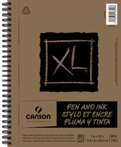 Canson XL Pen And Ink Pad, 7 X 10 Inches, 80 Lb, 60 Sheets