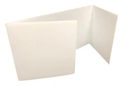 Flipside Corrugated Plastic Study Carrel, 12 X 48 Inches, White, Pack Of 12