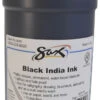 Sax Black India Ink, Quart -Art Supplies 2019758 ecommfullsize