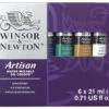 Winsor & Newton Artisan Water Mixable Oil Color Starter Set, 0.71 Ounces, Set Of 6 -Art Supplies 2019850 ecommfullsize