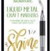 Crayola Signature Liquid Metal Craft Markers, Assorted Colors, Set Of 6 1 Crayola Signature Liquid Metal Craft Markers, Assorted Colors, Set Of 6 -Art Supplies 2020058 ecommfullsize
