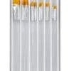 Royal & Langnickel Clear Choice Gold Taklon Brushes, Flat, Set Of 24 2 Royal & Langnickel Clear Choice Gold Taklon Brushes, Flat, Set Of 24 -Art Supplies 2021373 ecommfullsize