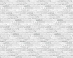 Fadeless Designs Paper Roll, White Brick, 48 Inches X 12 Feet