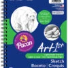Pacon Art1st Sketch Diary, 8-1/2 X 11 Inches, White, 70 Sheets 2 Pacon Art1st Sketch Diary, 8-1/2 X 11 Inches, White, 70 Sheets -Art Supplies 2024288 A ecommfullsize