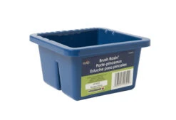 Plaid Enterprises HDPE Brush Basin, 8-1/2 X 6-1/2 X 3-1/2 Inches, Dark Blue