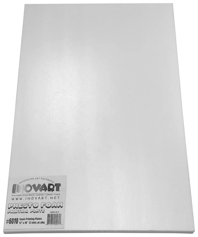 Inovart Presto Foam Printing Plates, 12 X 18, Pack Of 12 3 Inovart Presto Foam Printing Plates, 12 X 18, Pack Of 12