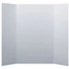 Flipside Mini Tri-Fold Display Board, 14 X 22 Inches, White