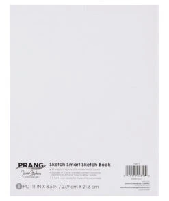 Prang Sketch Smart Sketch Book, White, 11 X 8-1/2 Inches, 40 Sheets -Art Supplies 2088684 F ecommfullsize