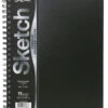 UCreate Poly Cover Sketch Book, Heavyweight, 12 X 9 Inches, 75 Sheets -Art Supplies 2088687 A ecommfullsize