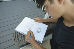 UCreate Poly Cover Sketch Book, Heavyweight, 12 X 9 Inches, 75 Sheets -Art Supplies 2088687 F ecommfullsize