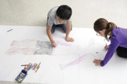 Pacon Antimicrobial Paper Roll, White, 36 Inches X 500 Feet, 1 Roll -Art Supplies 2088694 D ecommfullsize