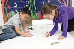 Pacon Antimicrobial Paper Roll, White, 48 Inches X 200 Feet, 1 Roll -Art Supplies 2088696 C ecommfullsize