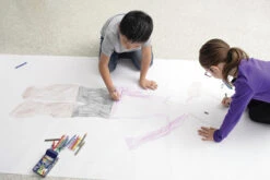 Pacon Antimicrobial Paper Roll, White, 48 Inches X 200 Feet, 1 Roll -Art Supplies 2088696 D ecommfullsize