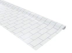Fadeless Bulletin Board Art Paper, White Subway Tile, 48 Inches X 50 Feet, 1 Roll -Art Supplies 2088701 B ecommfullsize