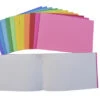 School Smart Bright Blank Books, 5-1/2 X 8-1/2 Inches, Assorted Colors, 16 Sheets, Pack Of 12 -Art Supplies 2088938 A ecommfullsize