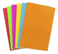 School Smart Bright Picture Story Books, 5-1/2 X 8-1/2 Inches, Assorted Colors, 16 Sheets, Pack Of 12