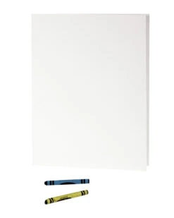 School Smart Blank Books, 8-1/2 X 11 Inches, White, 12 Sheets, Pack Of 6 -Art Supplies 2088948 C ecommfullsize