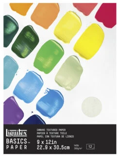 Liquitex BASICS Paper Pad, 9 X 12 Inches, 140 Lb, 12 Sheets