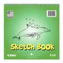 Roaring Spring Kids Sketch Book, 9 X 9 Inches, 40 Sheets