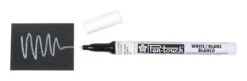 Sakura Pentouch Paint Marker, Fine Tip, Metallic White, Each